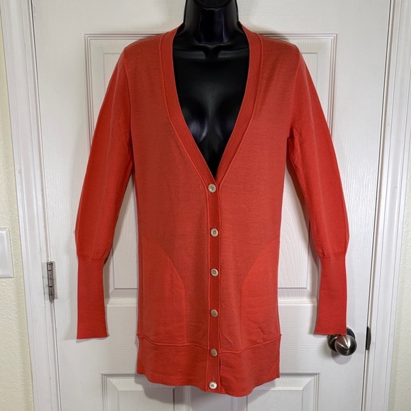 J. Crew Sweaters - J. Crew 100% Merino Wool Women's Salmon Cardigan Sweater Size Small